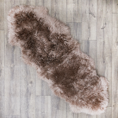 Taupe Double Sheepskin Rug