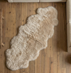 Oyster Double Sheepskin Rug - SDOYSTER