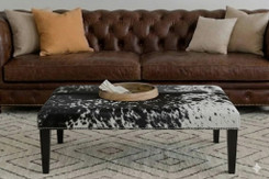 4ft x 3ft Cowhide Footstool / Ottoman FST105