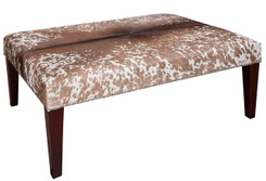 4ft x 3ft Cowhide Footstool / Ottoman FST24-003