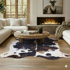 Cowhide Rug DEC25-065 (230cm x 200cm)