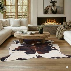 Cowhide Rug DEC25-070 (210cm x 190cm)