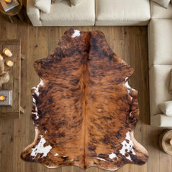 Cowhide Rug FEB26-133 (190cm x 170cm)