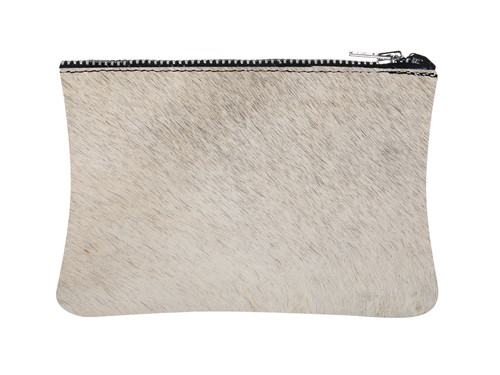 Beige Cowhide Purse