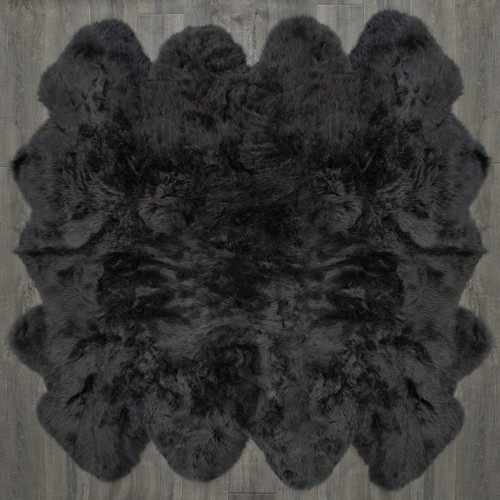 Slate Grey Octo Sheepskin Rug