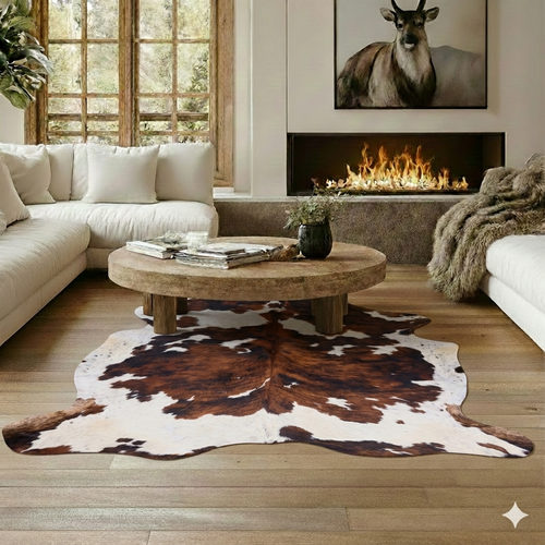 Cowhide Rug DEC25-080 (200cm x 190cm)