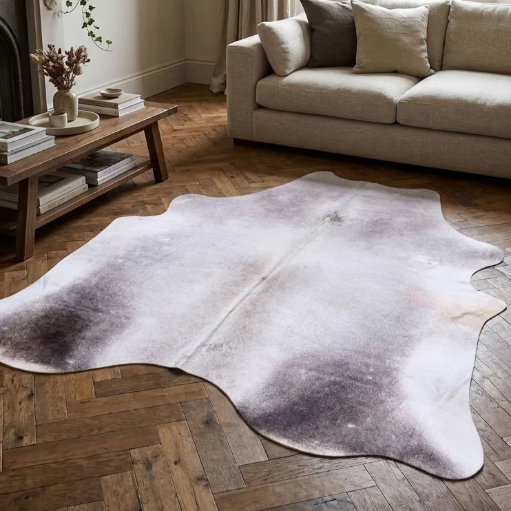 White & Grey Cowhides