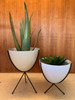 Limited Inventory Tan Factory Irregular Retro Bullet Planter by Hip Haven®