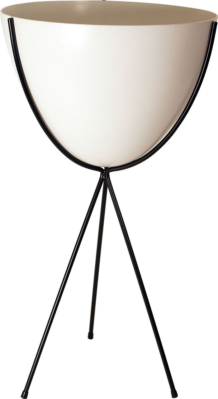 Retro Bullet Planter Short Black Stand - Thumbnail 4