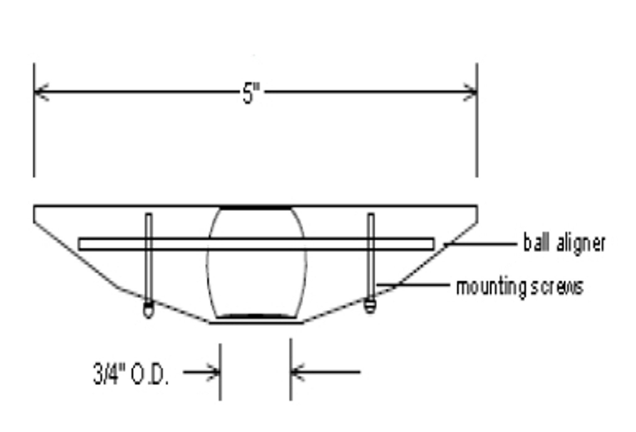 Special Ball Aligner Canopy For Sloped Ceilings Hip Haven