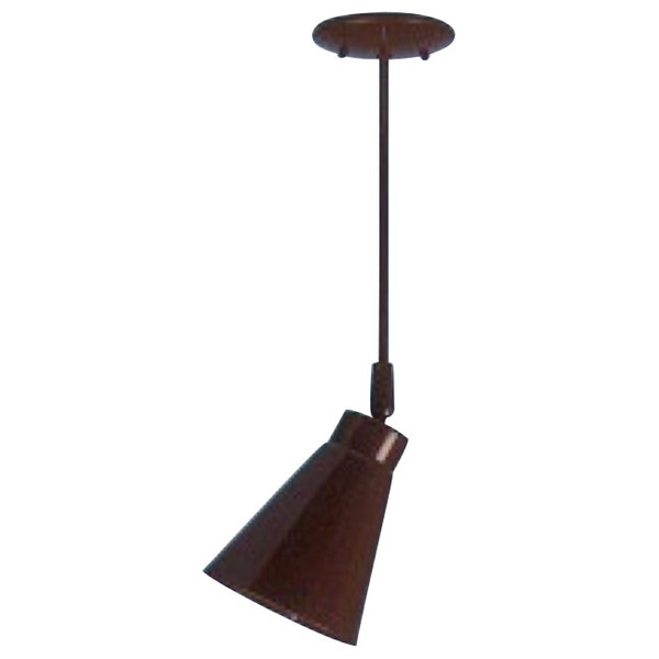 Tapered Shade Ceiling Fixture on Stem