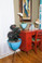 Medium Retro Bullet Planter in Bright Blue