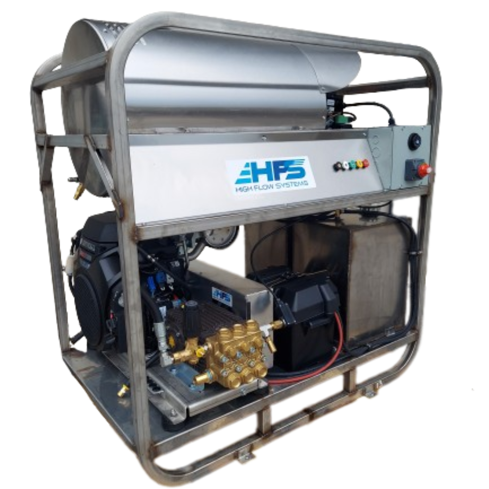 HFS True 100 Series 10 GPM Stainless Hot Water Pressure Washer