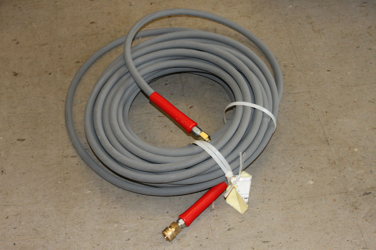 100' Hot Water Pressure Washer Hose with Quick Connects 6000 PSI 3/8