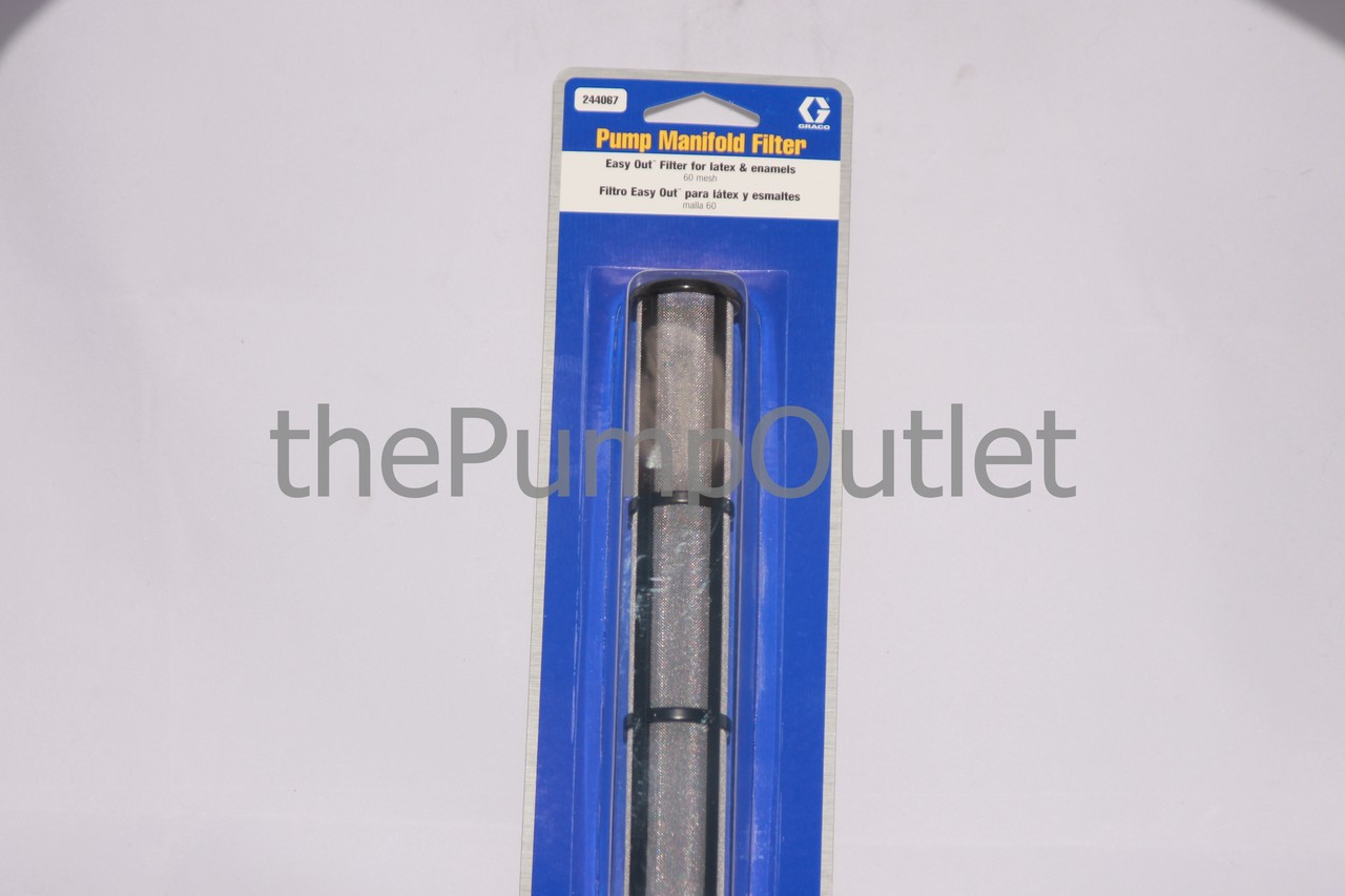GRACO 244067 244-067 Easy Out Manifold Filter for Latex & Enamels