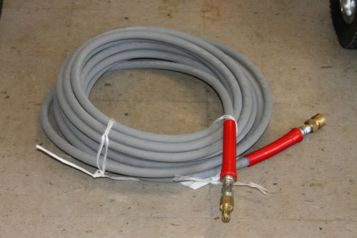 50' Hot Water Pressure Washer Hose with Quick Connects 6000 PSI 3/8