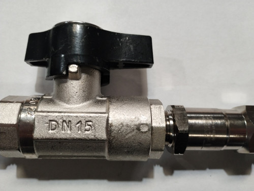 DN15 1/2" Ball Valve with Momatic Swivel 