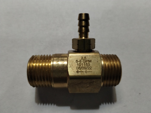General High Draw Injector with 1/2" threads