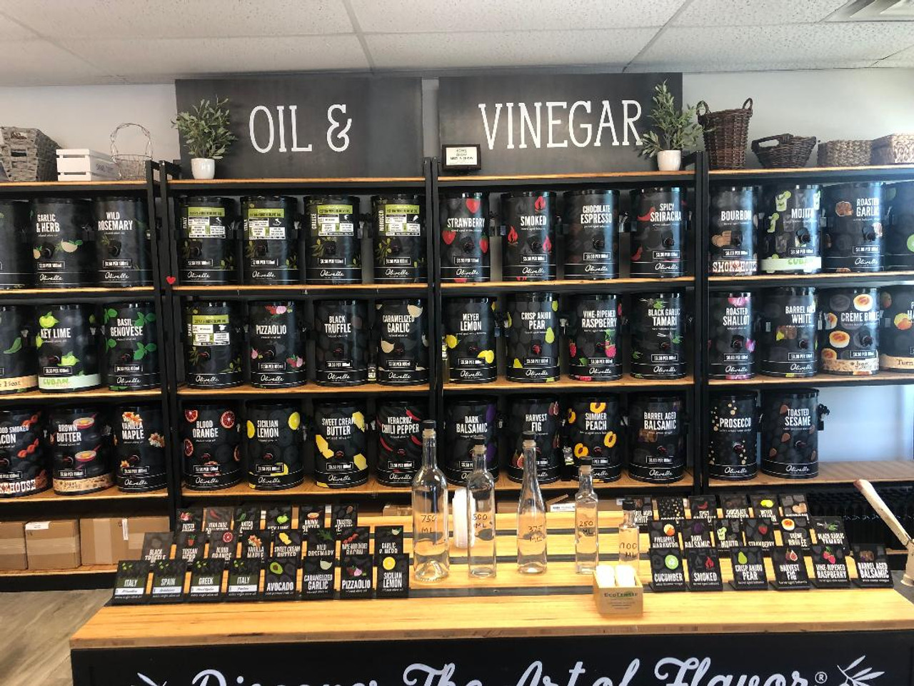 Olive Oil and Balsamic Vinegar on Tap