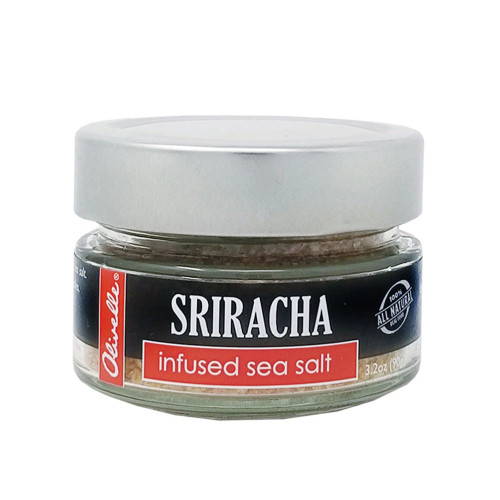 Enjoy the tangy spice of Sriracha as it comes together with sea salt. Perfect for adding flare to scrambled eggs, stir-fries, noodles, or pizza; rimming cocktails; and topping caramel! Enjoy the tangy spice of Sriracha as it comes together with sea salt. Perfect for adding flare to scrambled eggs, stir-fries, noodles, or pizza; rimming cocktails; and topping caramel!
