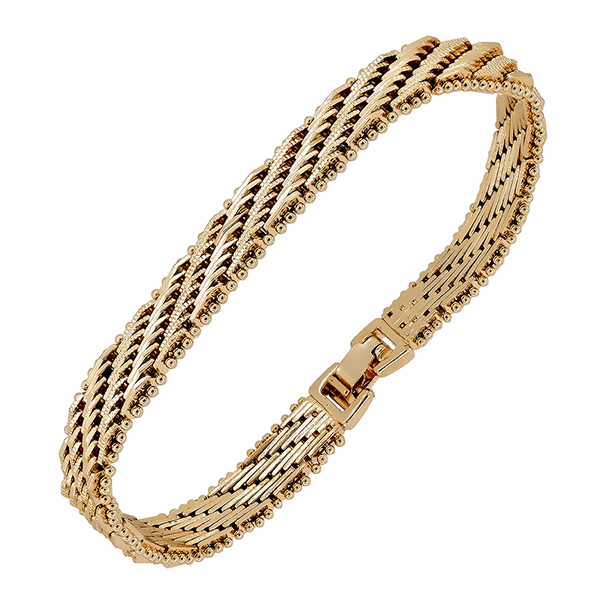 9ct Gold Double Chain Bracelet