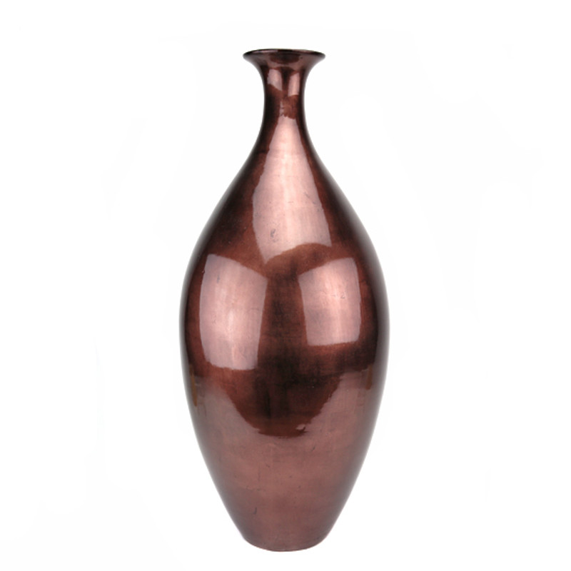 Vermiglio Ceramic Vase Red Copper