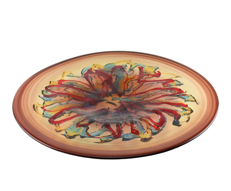 Murano Glass Allegria Centerpiece Plate
