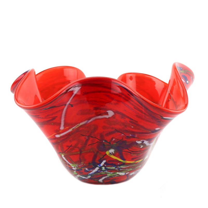 Murano Venetian Italian Art Glass Sculpture Centerpiece Bowl