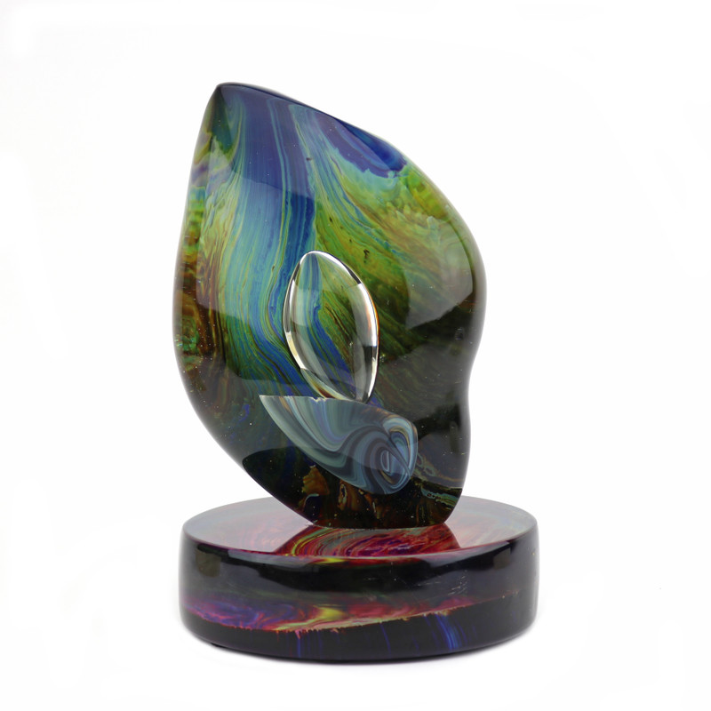 Murano Glass Calcedonia Abstract