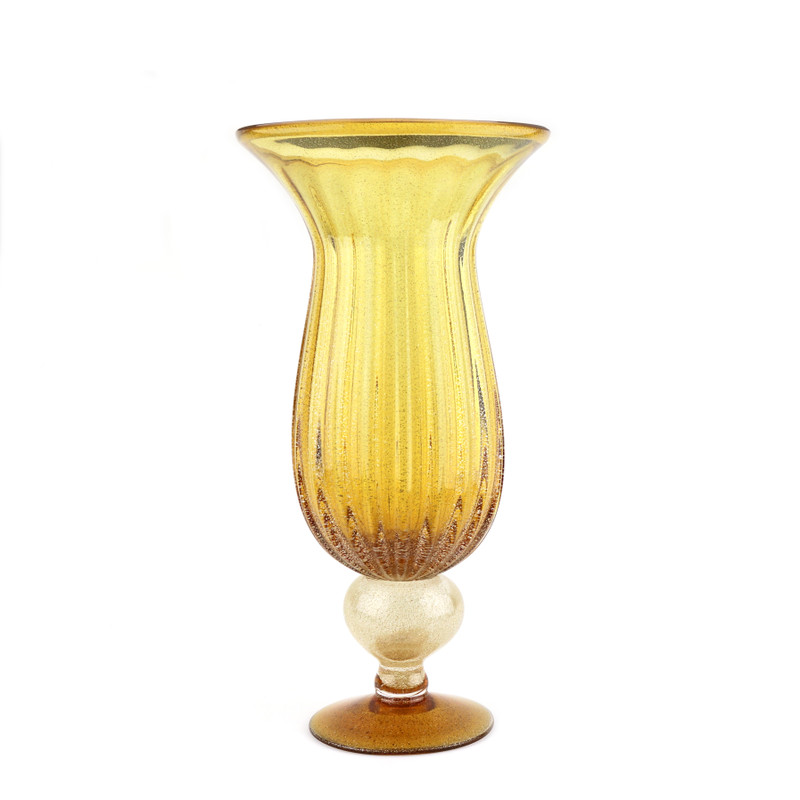 通販在庫あTB108 murano glas vase ムラノガラス キャンドルスタンド 工芸ガラス