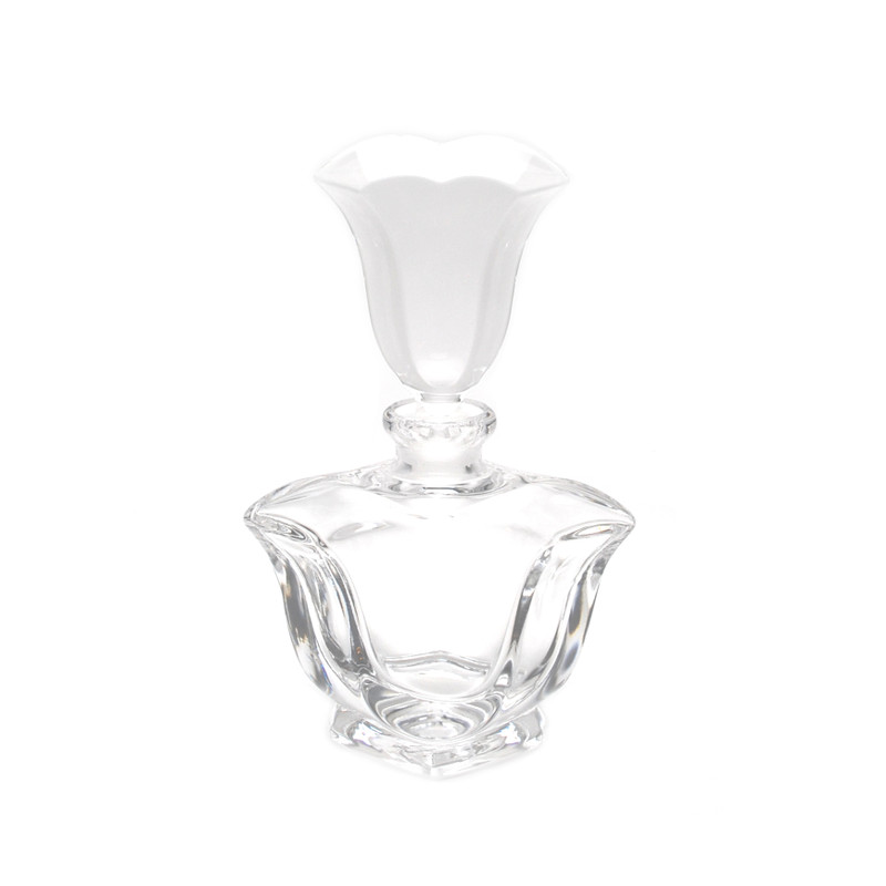 Fleur-de-lis Crystal Perfume Bottle