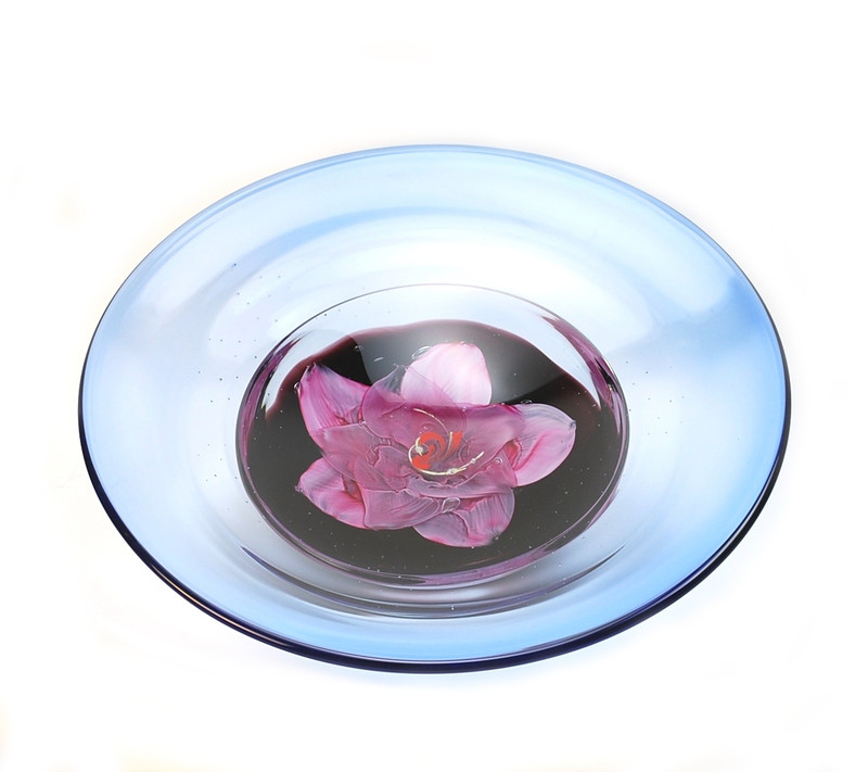 Art Glass Murano Glass Bowl ムラーノピンクボウル Vintage Pink Murano Glass Centerpiece — La Maison Supreme Ltd.