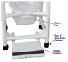 Superior PVC Shower Chair With Footrest and Pail