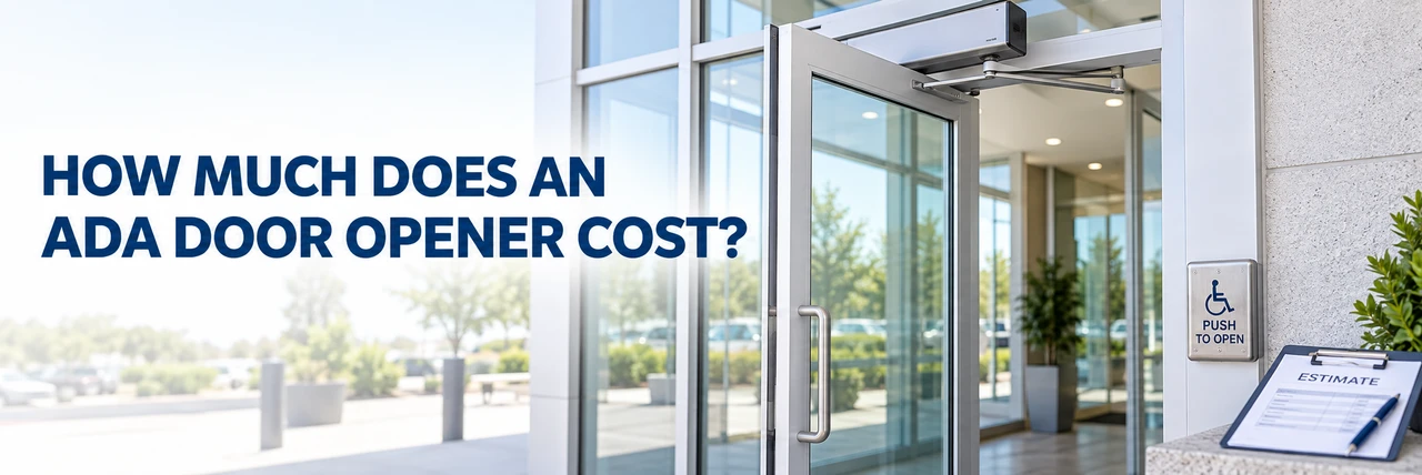 How Much Does an ADA Automatic Door Opener Cost? Equipment, Installation and Options Explained.