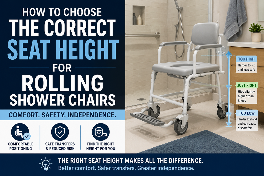How To Determine Rolling Shower Chair Seat Height