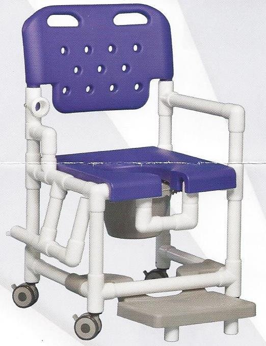 Shop Elite Rolling Shower Chair PVC Shower Chairs