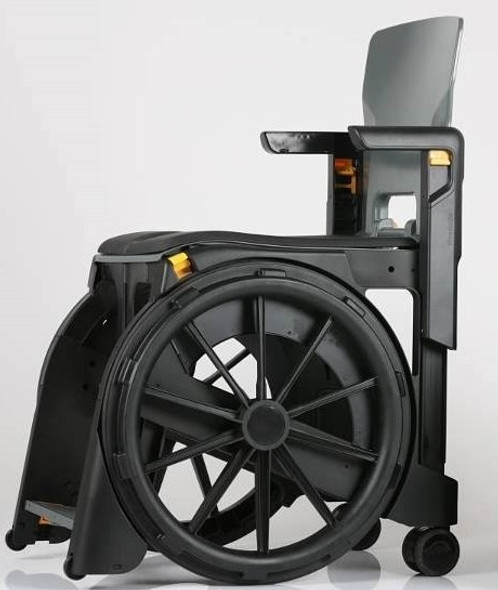 Folding Shower Commode Wheelchair