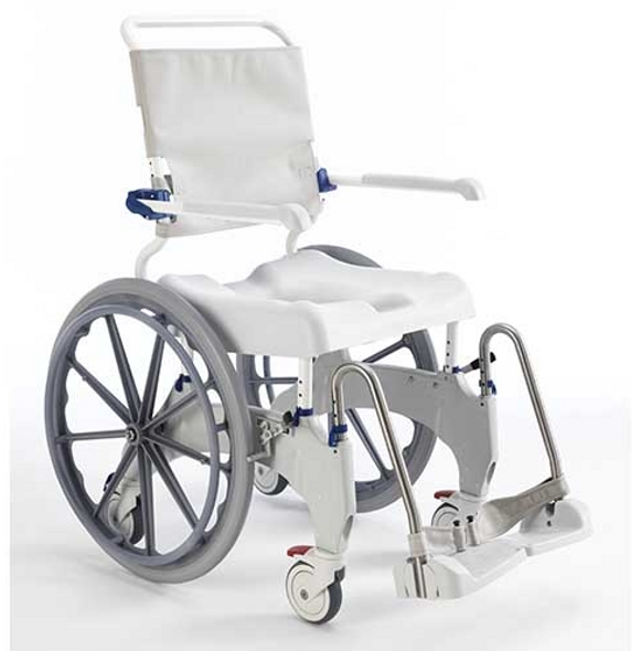 ERGO SP Shower Commode Chair With 24" Rear Wheels