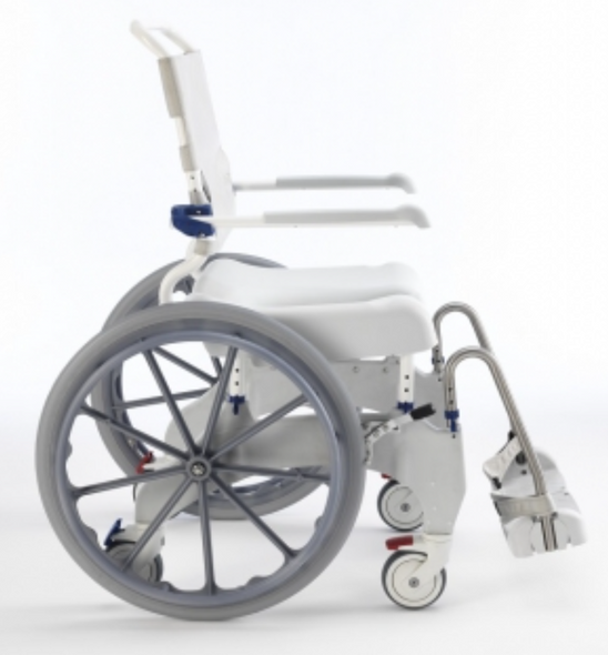 ERGO SP Shower Commode Chair With 24" Rear Wheels