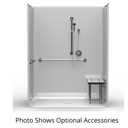 63 x 37 Code Compliant Multi-Piece Shower