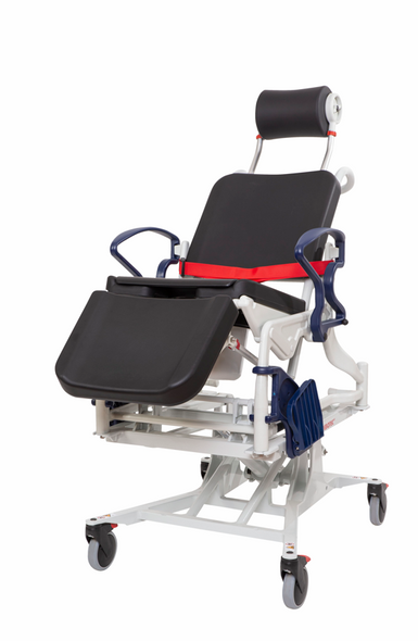 Phoenix Height Adjustable Hydraulic Reclining Shower Chair