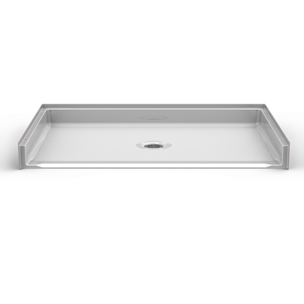 Roll-In Shower Pan 54 X 36 Center, Left or Right Drain
