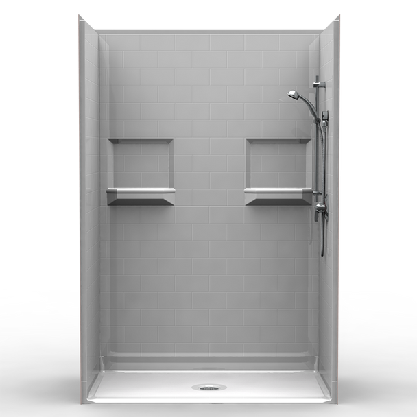 54 X 30 roll in shower