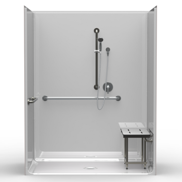 63 x 37 Code Compliant Multi-Piece Shower