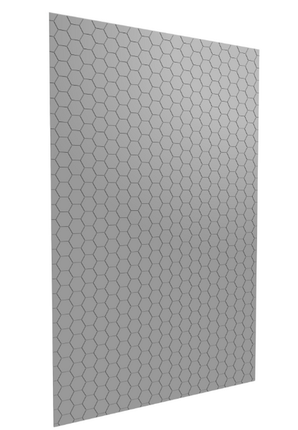 Shower Wall Panel Hexagon Tile 36" X 84"