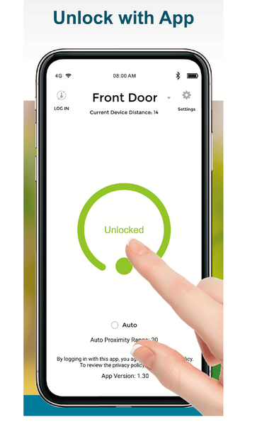 Smart Swing Commercial Door Operator Bluetooth Access