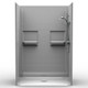 Multi Piece Barrier Free Shower
