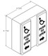 Handicap Buttons Vestibule Application