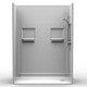 Roll In Shower Multi-Piece 60 X 34