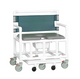 700 Pound Weight Capacity Rolling Shower Commode Chair